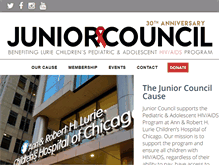Tablet Screenshot of juniorcouncil.org